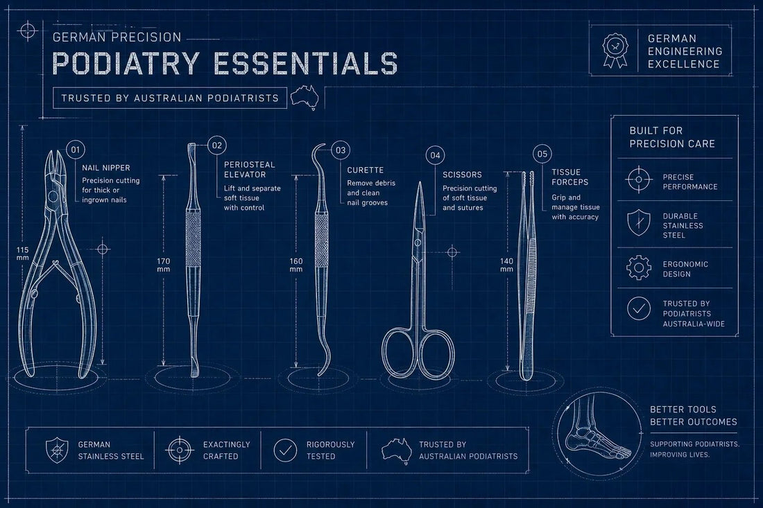 German Surgical Instruments for Australian Podiatrists - ProSharp Podiatry Instruments