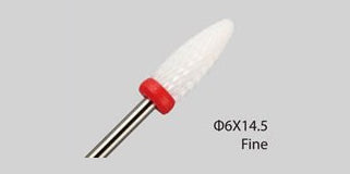 Fine Flame Shape Ceramic Burr