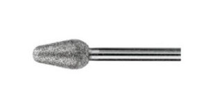 Medium Flame Shape Diamond Burr